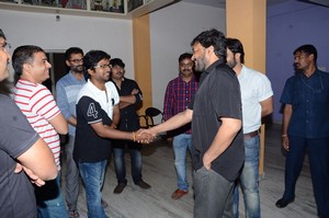 Chiranjeevi Watches Supreme Movie at Prasad Labs